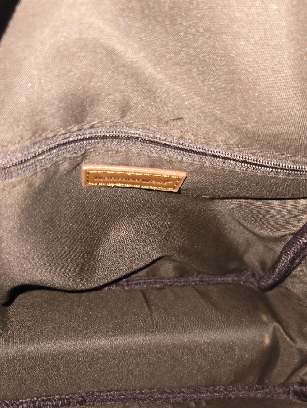 Montana West Brown Mini Backpack with Tassel Accent - Picture 6 of 6